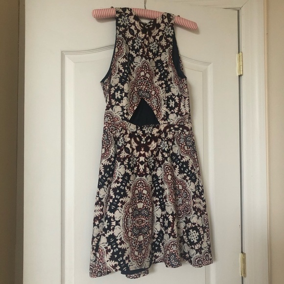 1. State Printed Mini Dress with Back Cutout Size Small - Picture 3 of 6